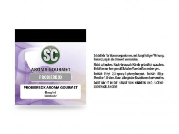 Gourmet Probierbox E-Zigaretten Liquid