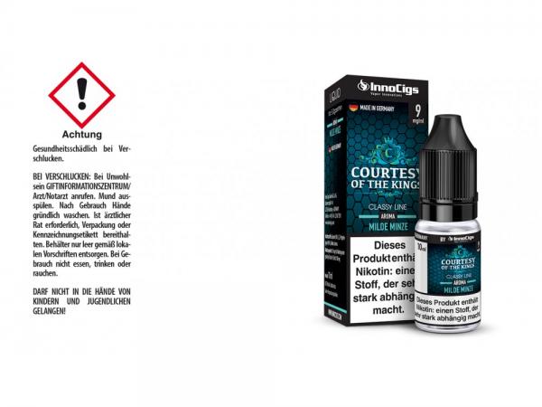 Courtesy of the Kings Minze-Schokoladen Aroma - Liquid für E-Zigaretten