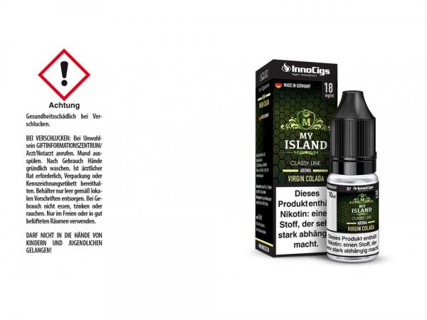 My Island Virgin Colada Aroma - Liquid für E-Zigaretten